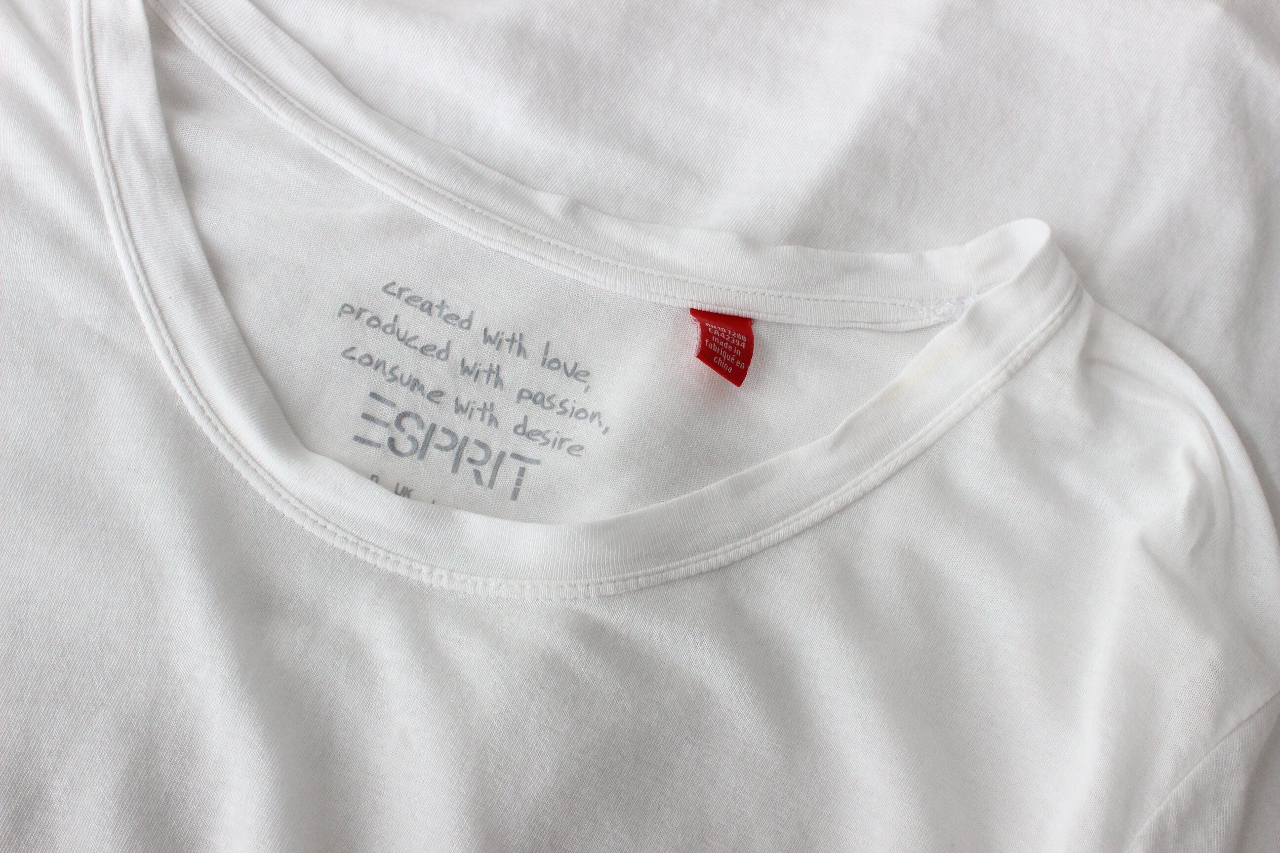 BALLETCORE Y2K Esprit Tissue Thin Crew Neck Tee