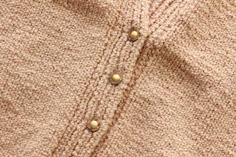 BALLETCORE 80s Hand Knit Oversized Sweater Vest
