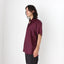 80s PURE SILK Classic Boxy in Aubergine