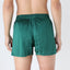 Vintage 80s PURE SILK Luxury Boxer Shorts in Green