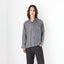 80s PURE SILK Double Pocket Long Sleeve Shirt in Grey