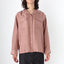 80s PURE SILK Double Pocket Long Sleeve Shirt in Mauve