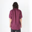 80s PURE SILK Classic Boxy in Aubergine