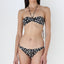 70s Italian Vintage [With Tags] Black & White Polka Dot Bikini