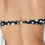 70s Italian Vintage [With Tags] Black & White Polka Dot Bikini