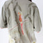 Handpainted 90s Batik Tropical Parrot Boxy Silk Shirt