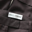 90s Dolce & Gabbana Pure Wool Chocolate Wide Leg Pants