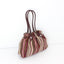 Y2K Corduroy Handbag w/ Leatherette Flowers