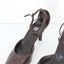 Vintage Spanish Y2K Chocolate Leather Pointed Toe Heels ~ Euro 39