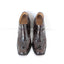 Vintage Italian 90s Mock Croc 'Loafer' Ankle Boots ~ Euro 38