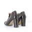 Vintage Italian 90s Mock Croc 'Loafer' Ankle Boots ~ Euro 38