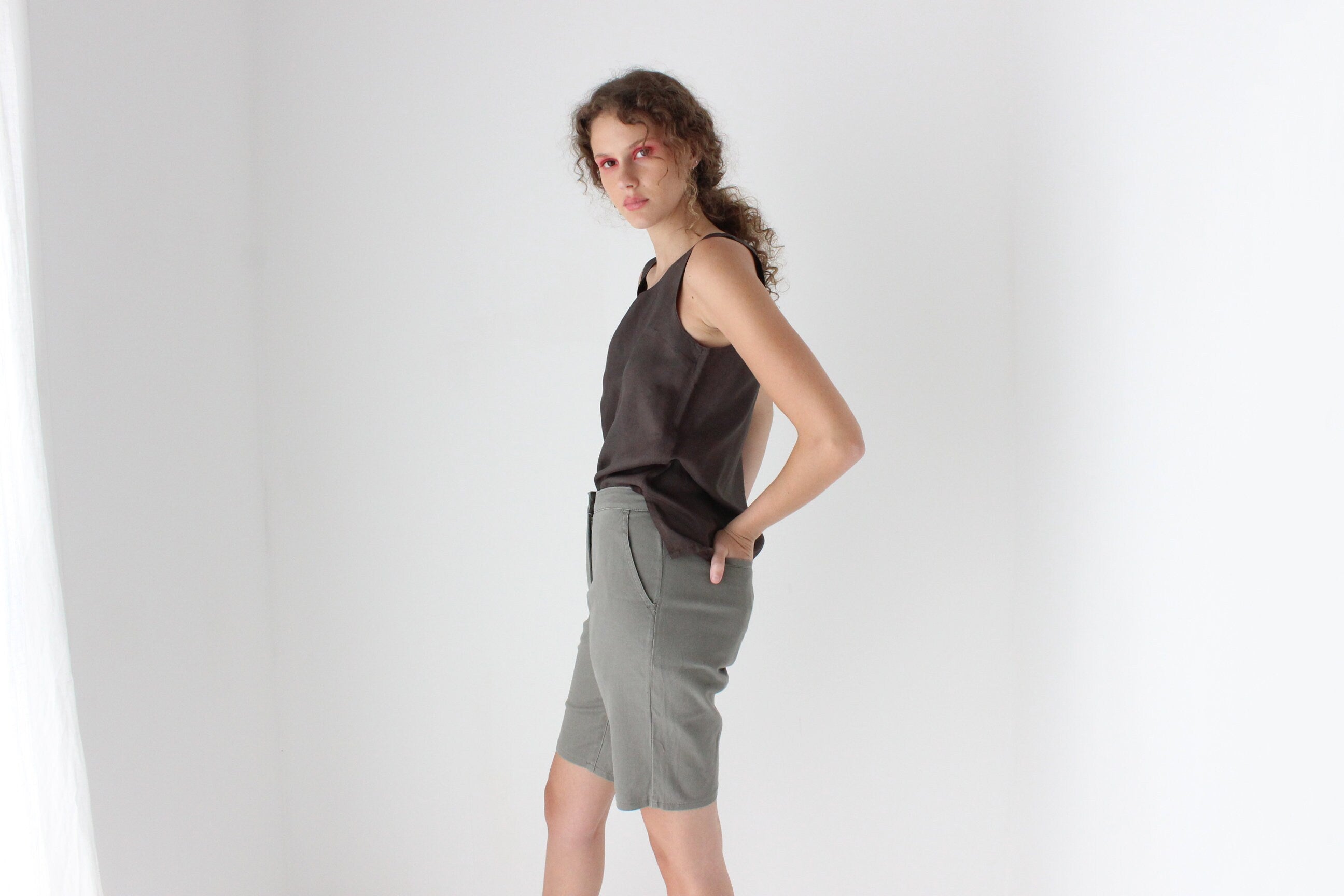90s Relaxed Neutral Tank by Mosaic New Zealand