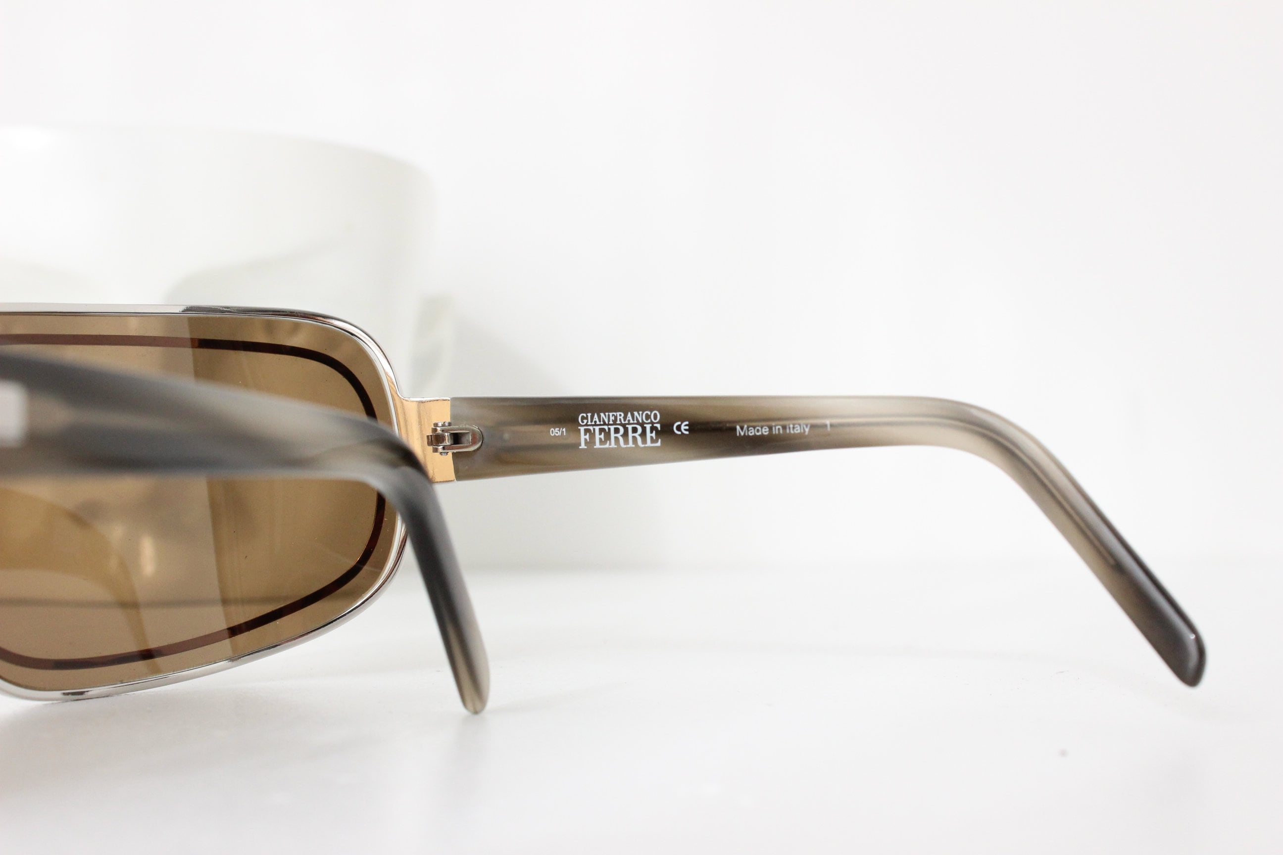 Y2K GIANFRANCO FERRE Shield Sunglasses