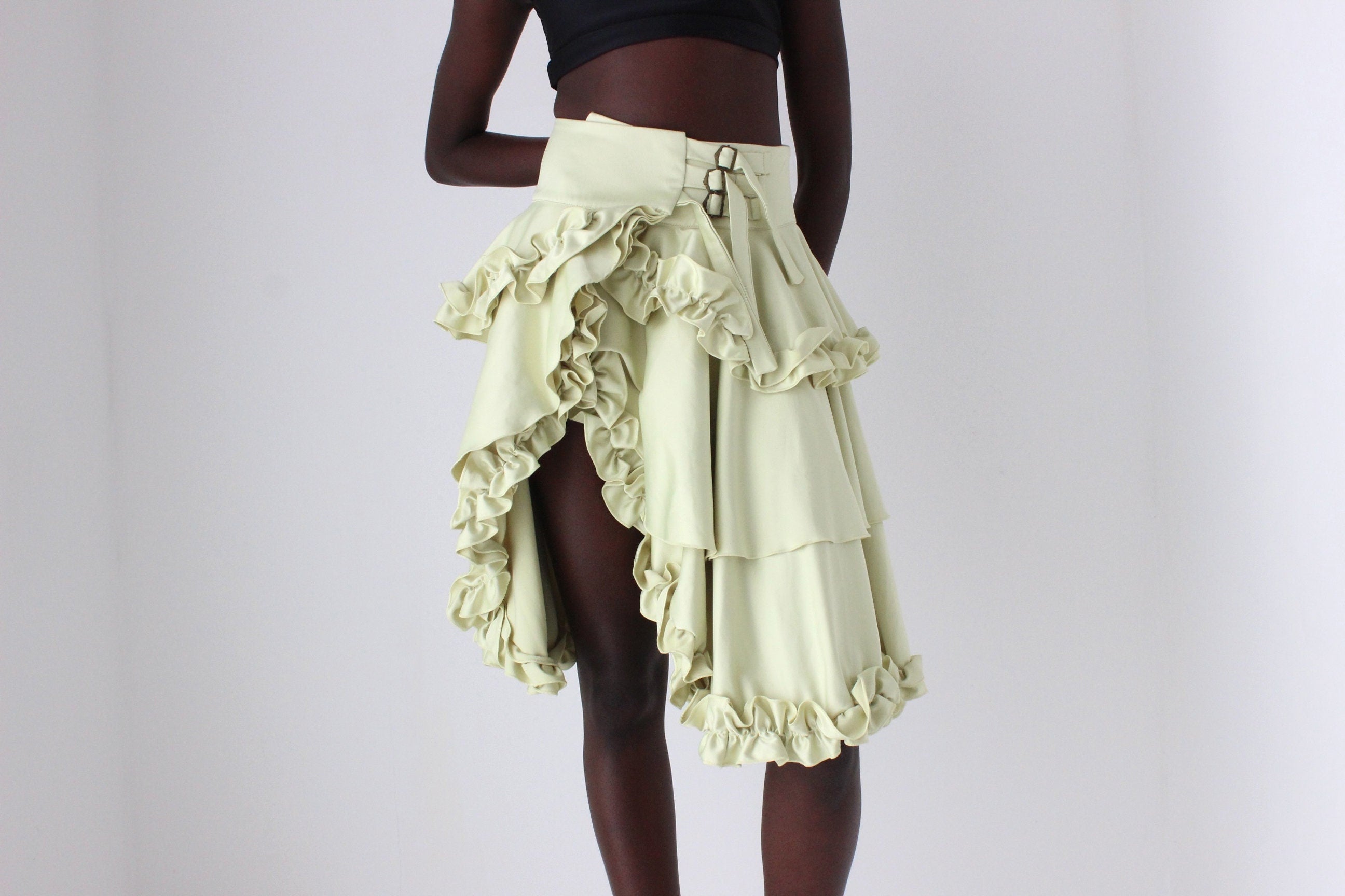 Fabulous 2000s Sculptural Frou Frou Skirt