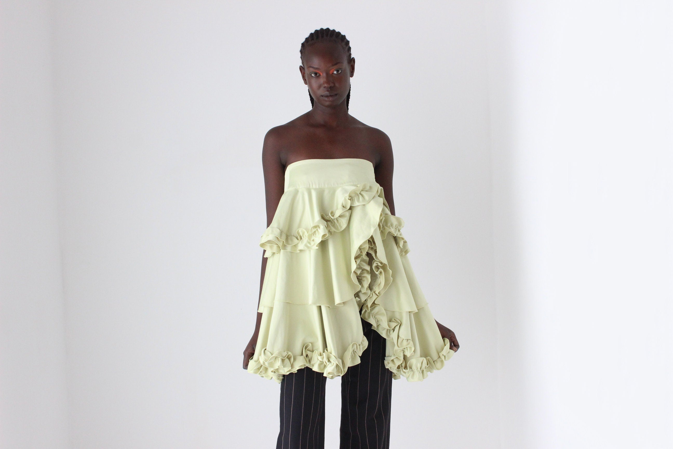 Fabulous 2000s Sculptural Frou Frou Skirt